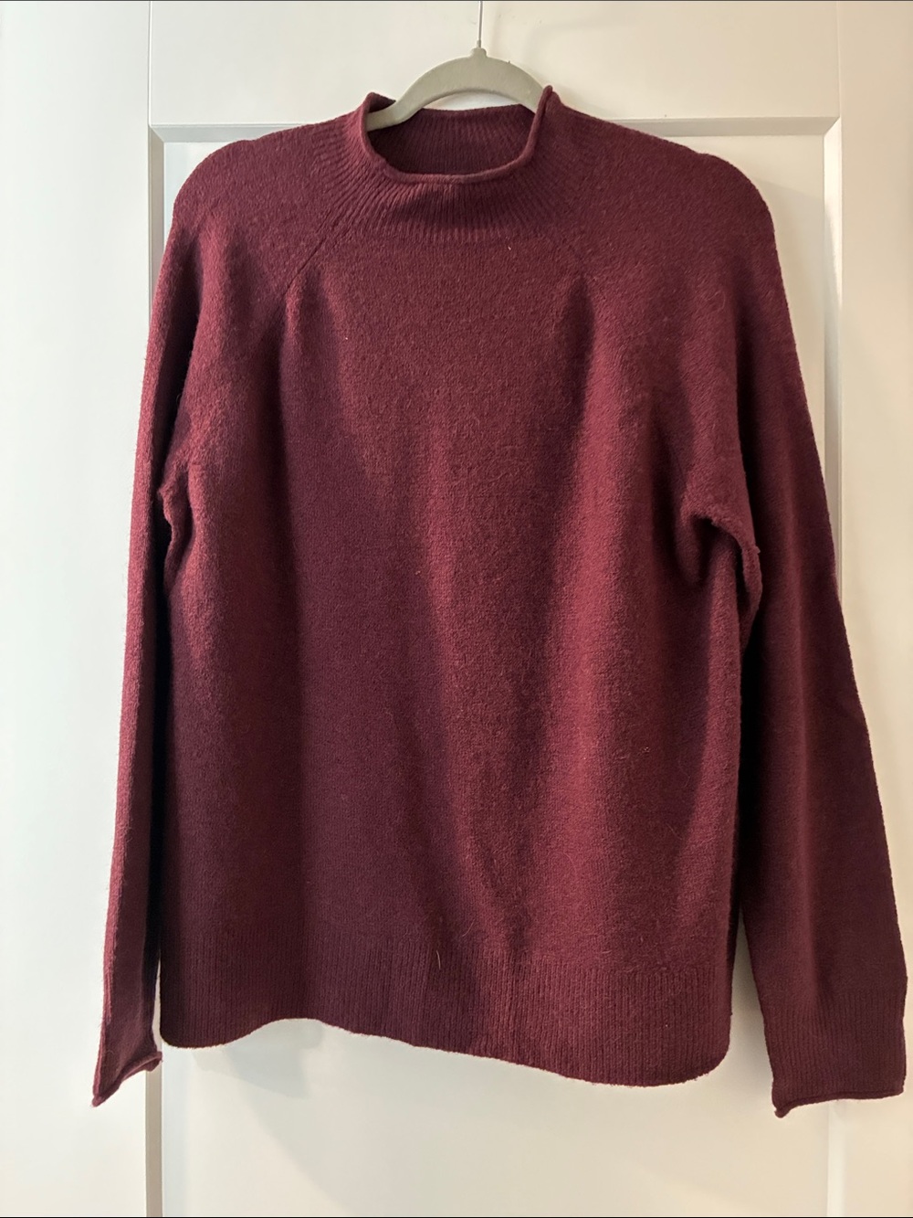 J. Crew Women’s Crewneck Sweater in Burgundy